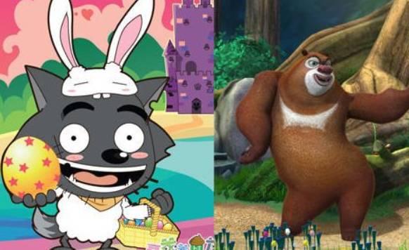 国产动画猪和羊打架视频,国产动画中的趣味对决